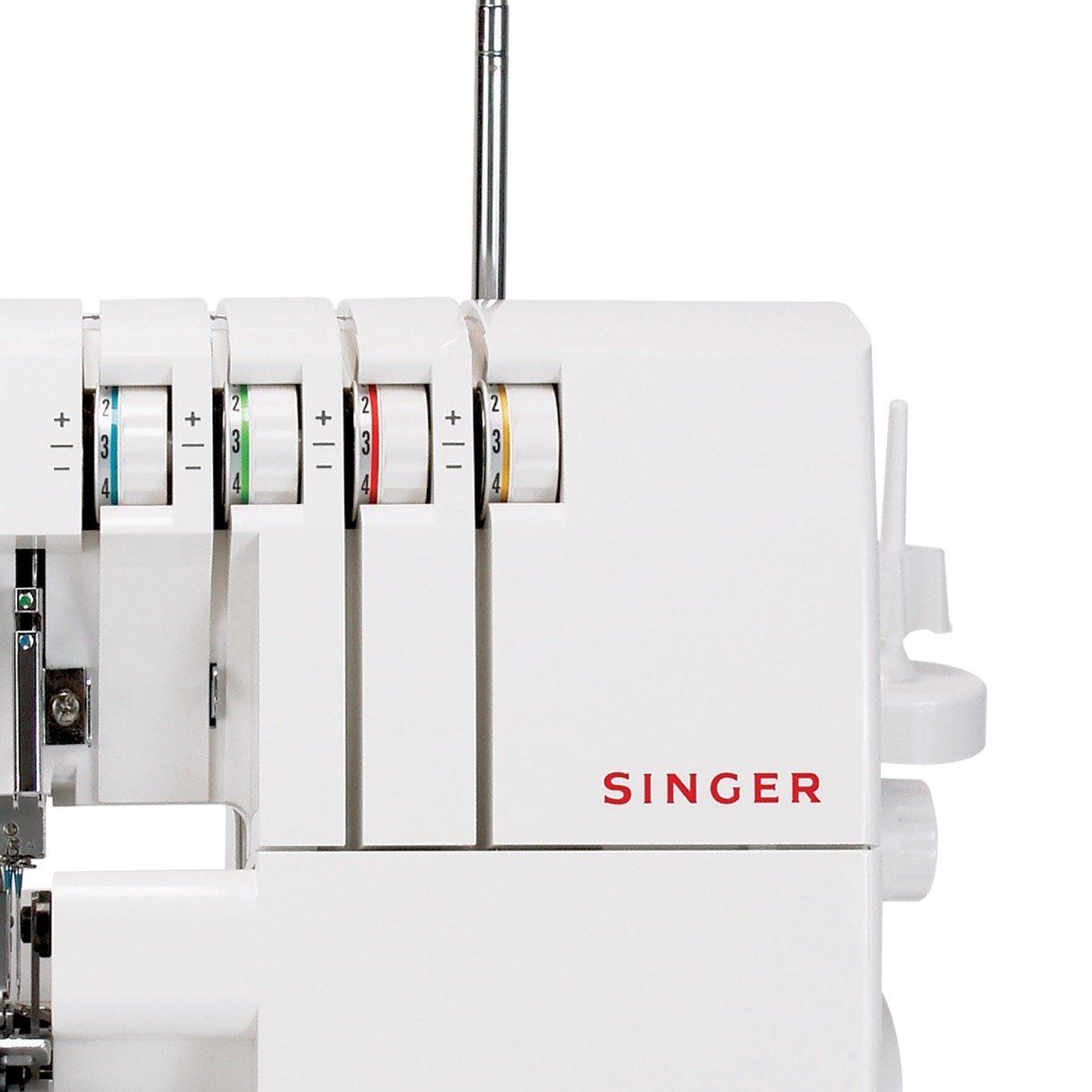 Máquina de coser Singer 14SH754 Overlock 4 hilos, Blanco
